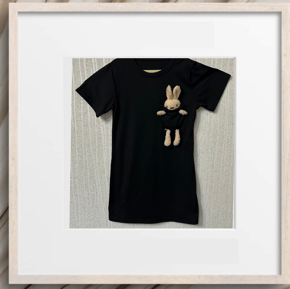Black Dress for Girl 7-8 years old Casual Clothing Children